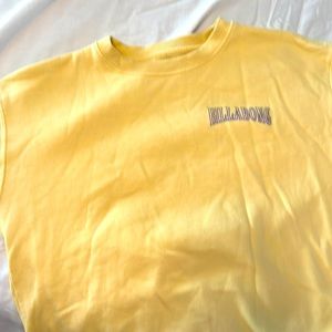 Billabong yellow, large sweatshirt